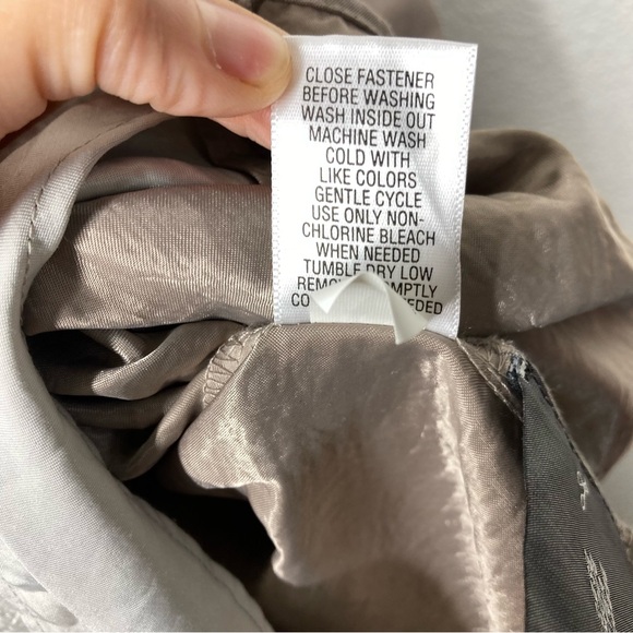 Simply Vera Vera Wang Dress Small Sleeveless Metallic 2 Tone Wrap Flowy belt - Picture 14 of 15